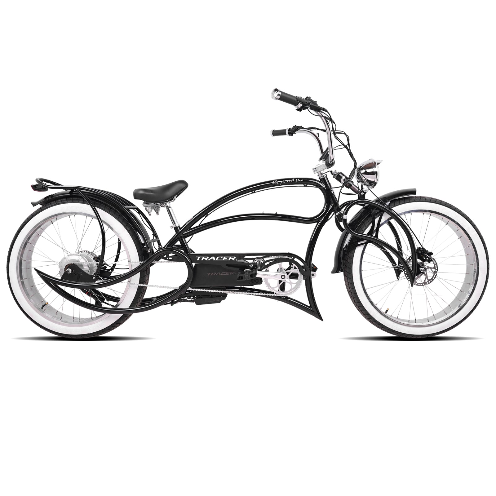 Tracer Beyond Pro 1000W 26" Classic Stretch Chopper Style EBike